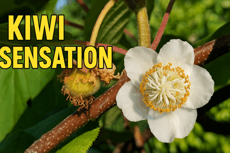 Kiwi-Überraschung: Aus Samen gezogen, blühend – und selbstfruchtend!