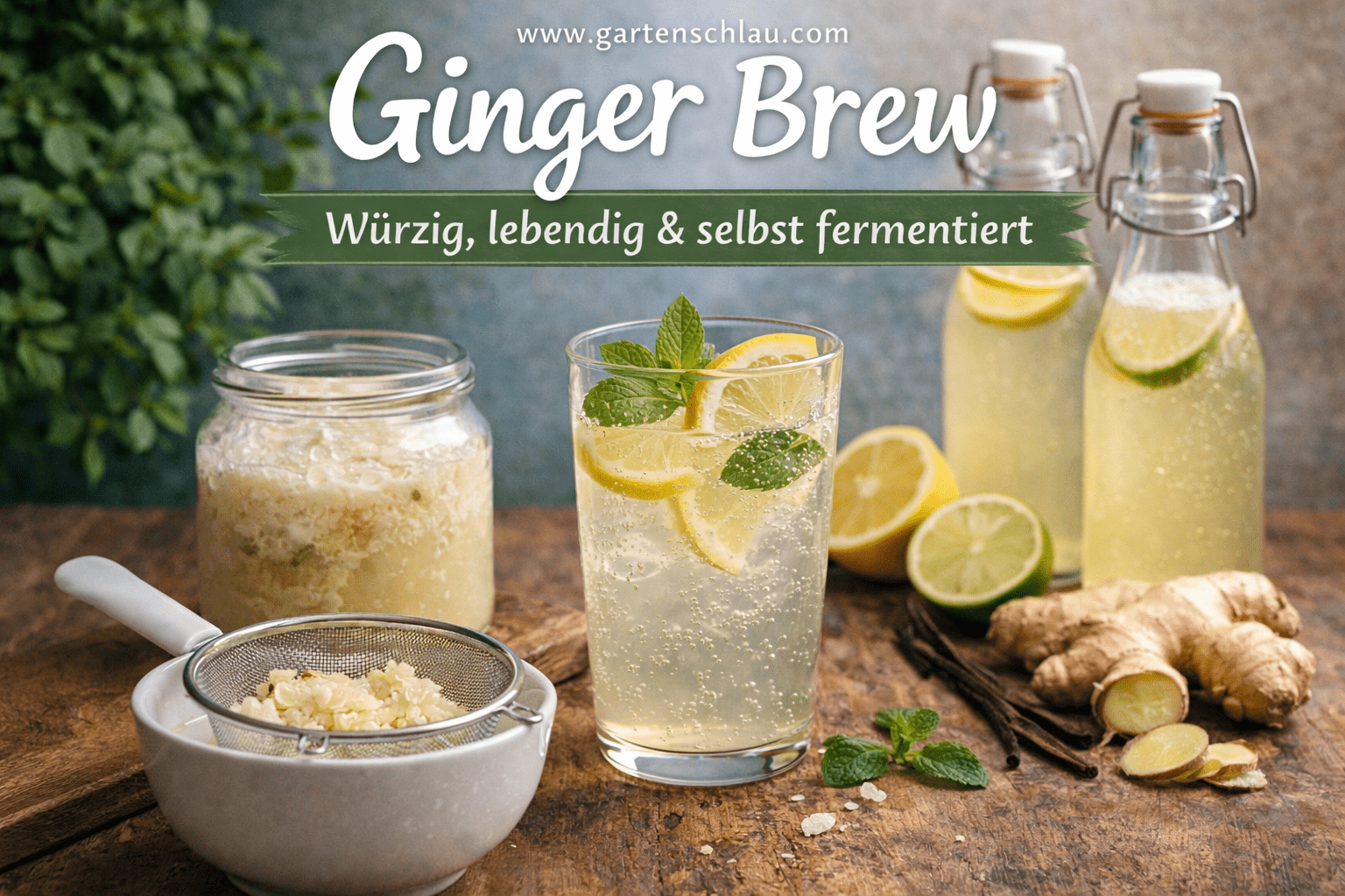 Ginger Brew: Was es ist, wie es schmeckt & wie du es ansetzt