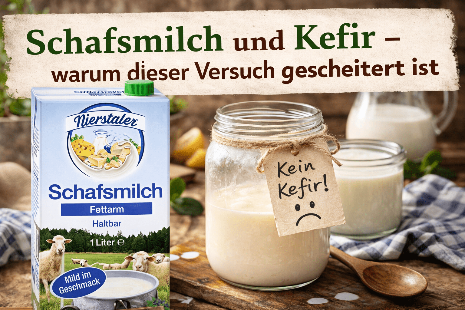 Schafsmilch und Kefir