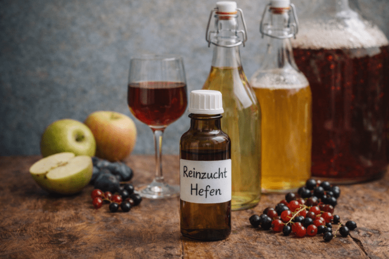 Wein herstellen Reinzuchthefe