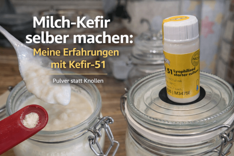 Kefir aus Bakterienkulturen – die Starterkultur Kefir 51 im Praxistest